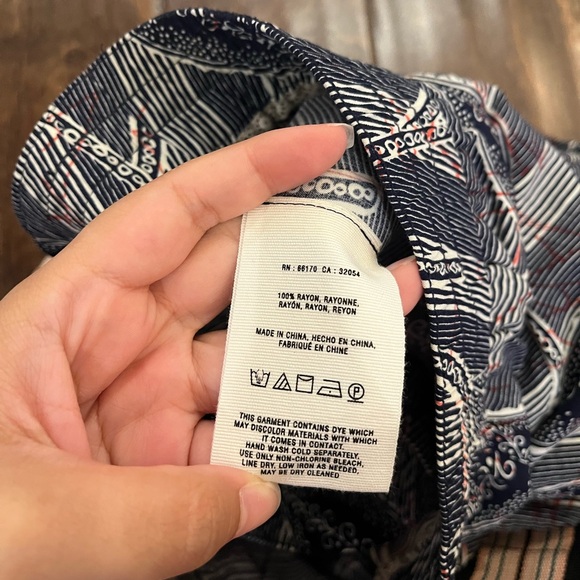 Anthropologie Hei Hei Lourinha Leaf Print Jogger Pants size Medium - Picture 8 of 9